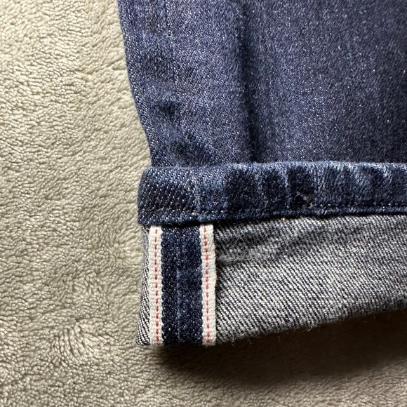 AG Adriano Goldschmied Selvage Jeans 30x24‎ The Nomad Straight Button Fly Denim - Picture 4 of 16